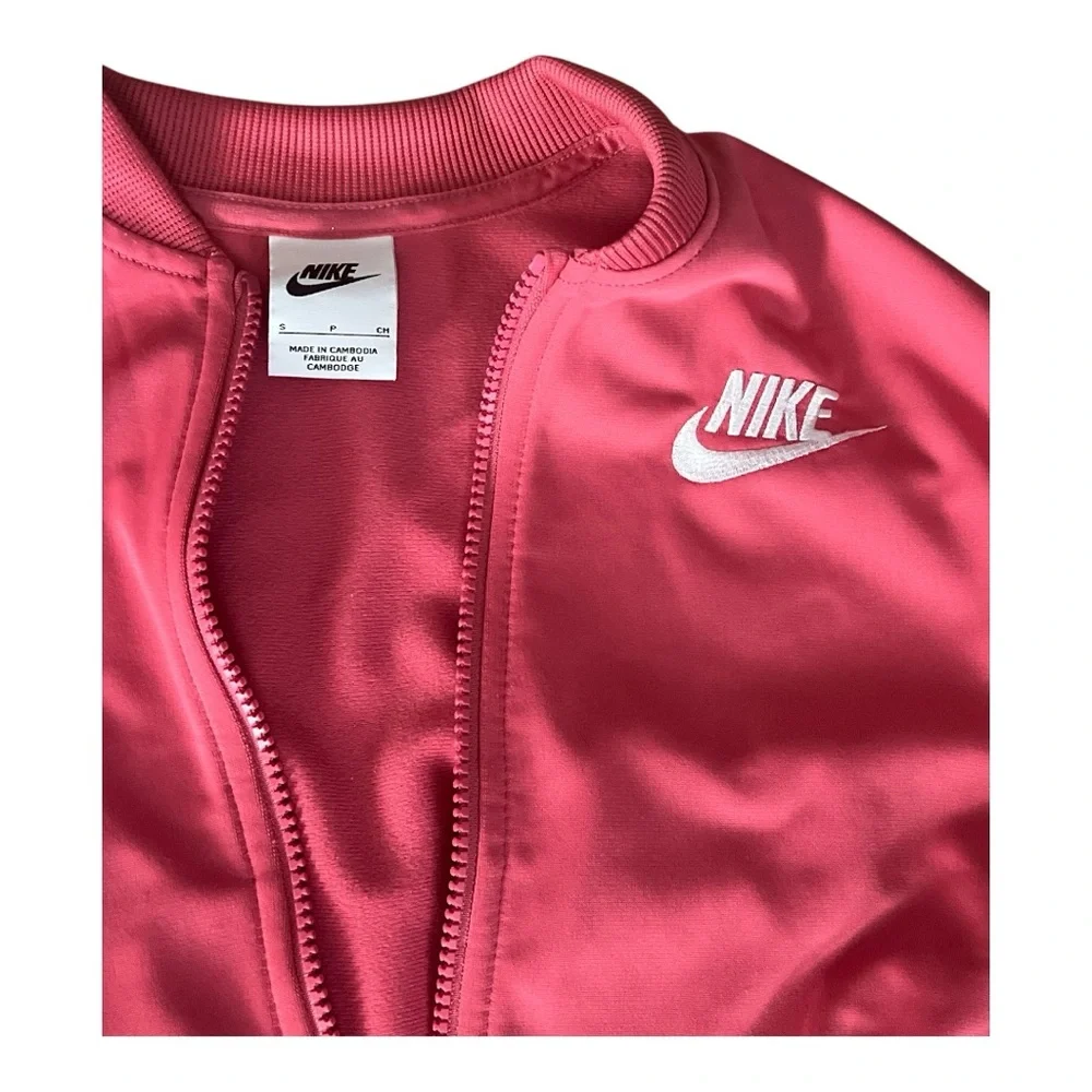 Nike Pink and White Tracksuit Set Size Small